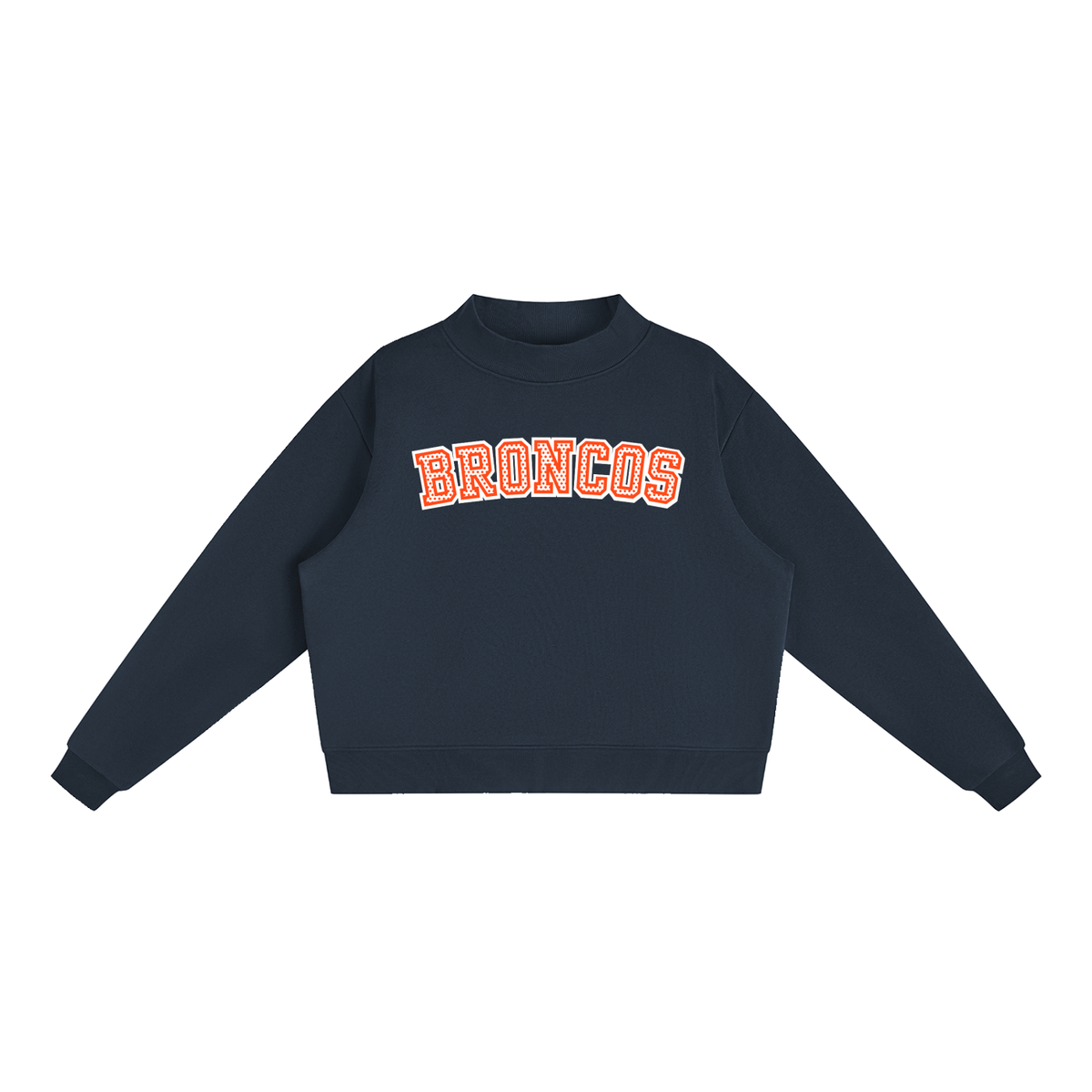 Broncos Mock Neck Sweatshirt