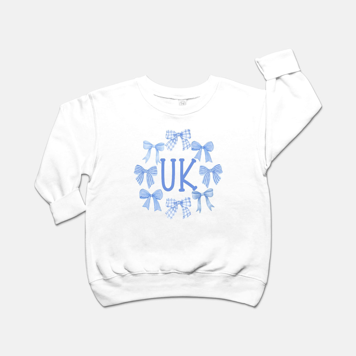 Kentucky Kids Circle Bow Crewneck
