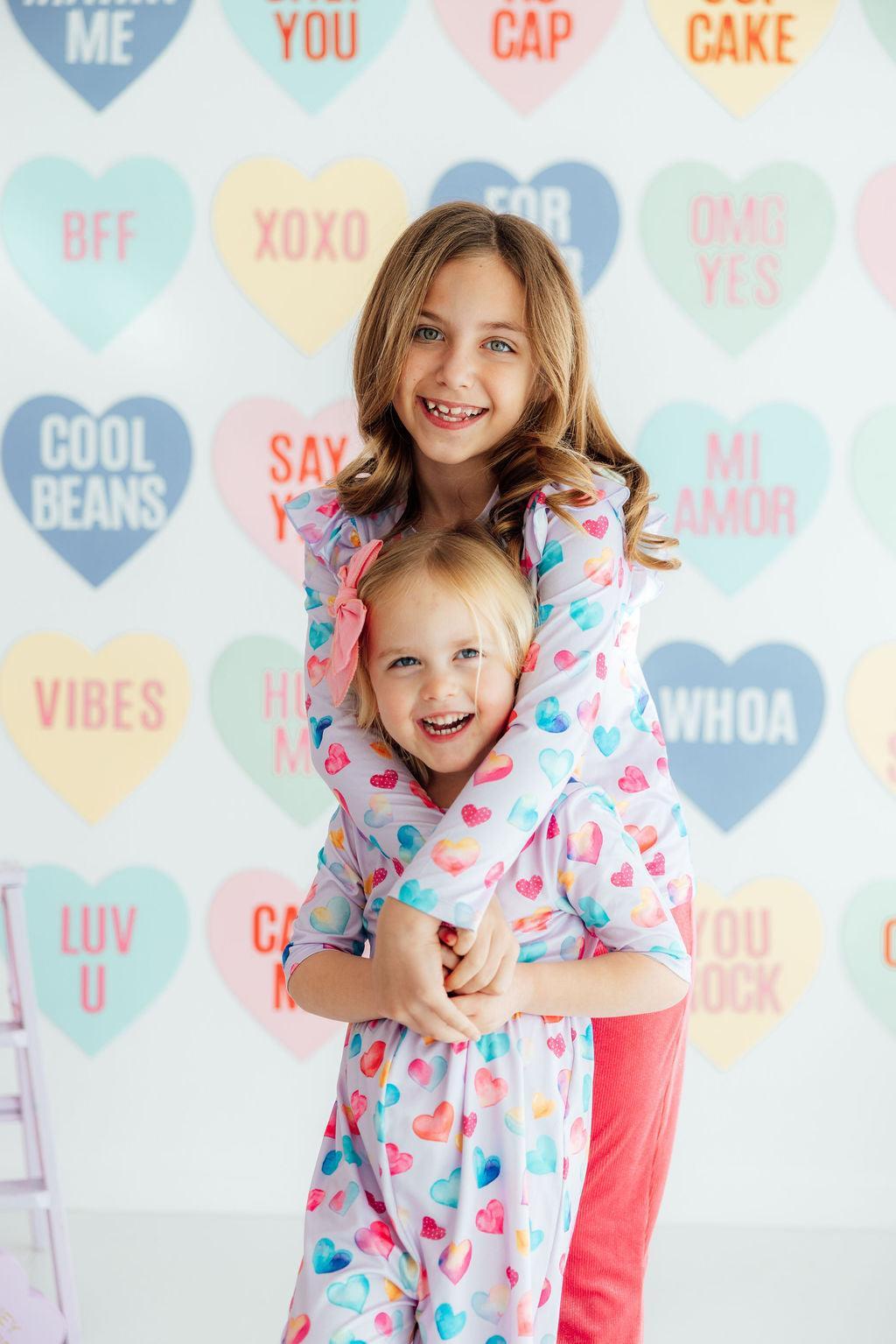 Watercolor Kisses Wide Leg Jumpsuit