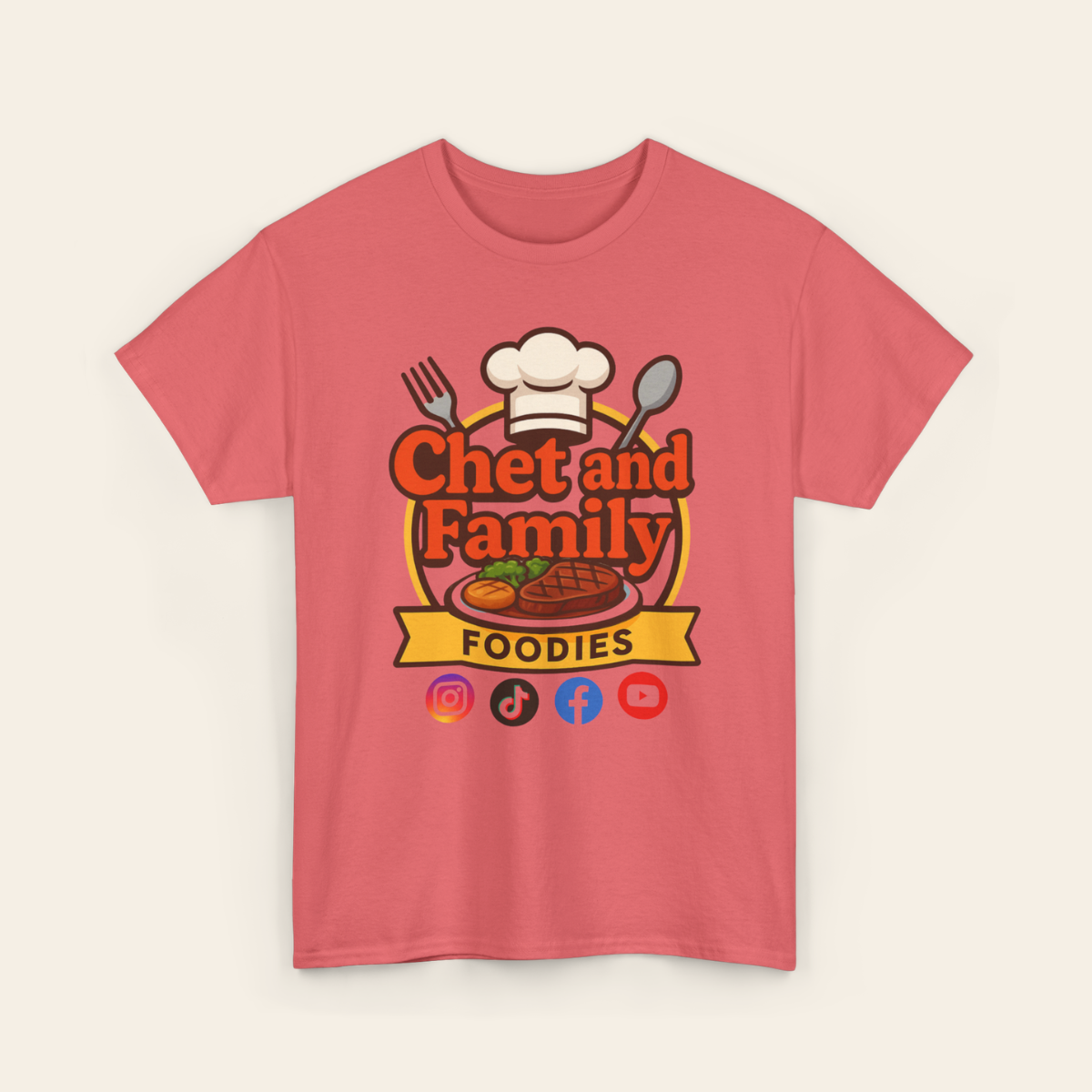 Chet and Family Foodies Tee