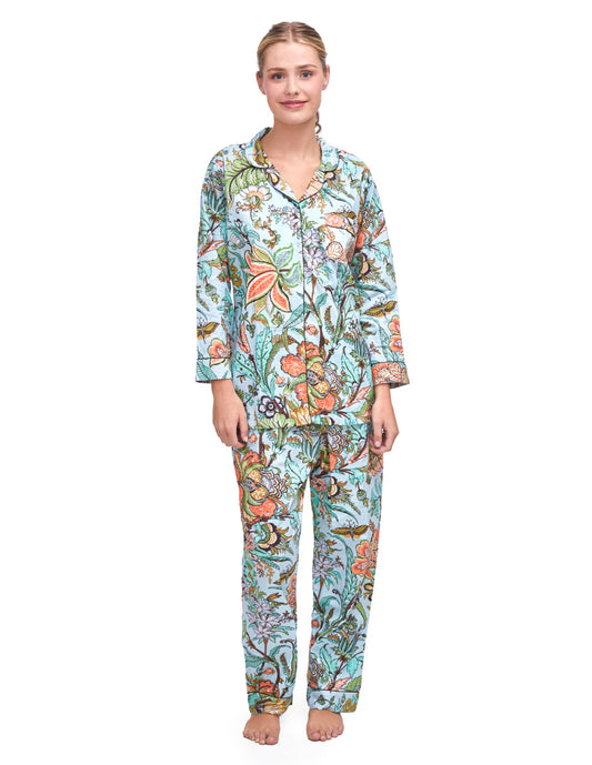 PIJAMA "MARIGOLD MENTA" CON PANTALON