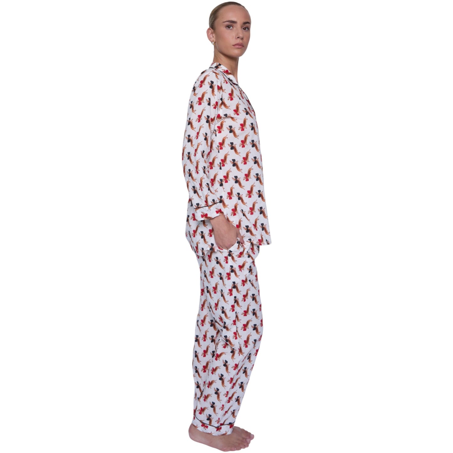 PIJAMA "PAWS" CON PANTALON