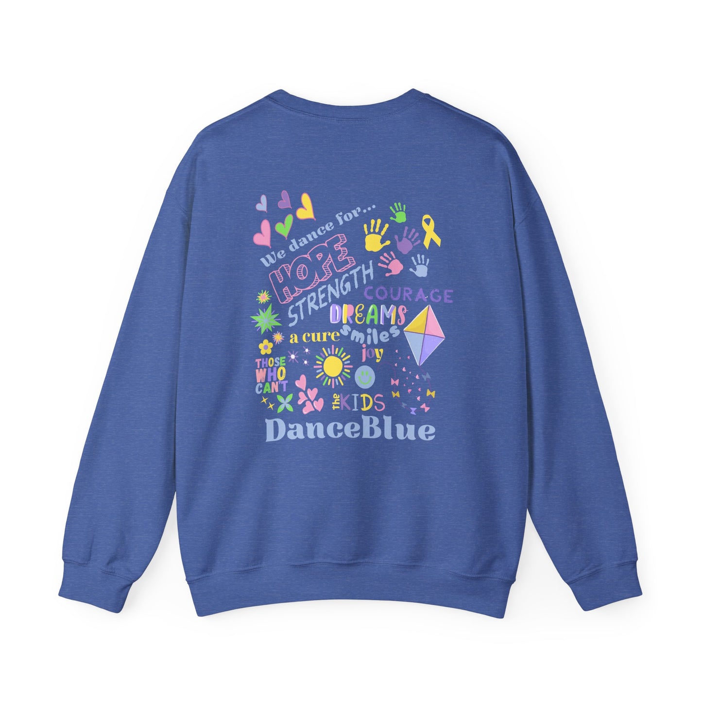DanceBlue Hope & Strength Pastel Crewneck