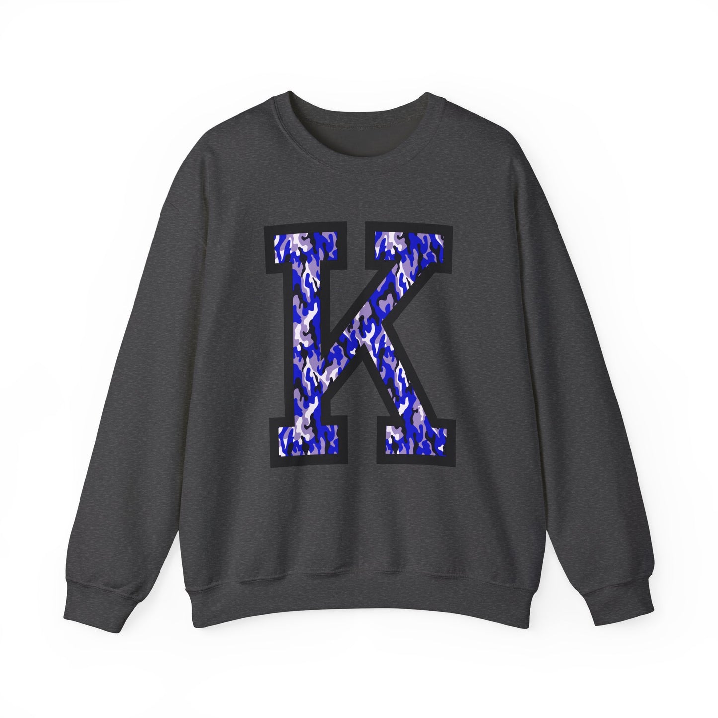 Big K Blue Camouflage Crewneck Sweatshirt