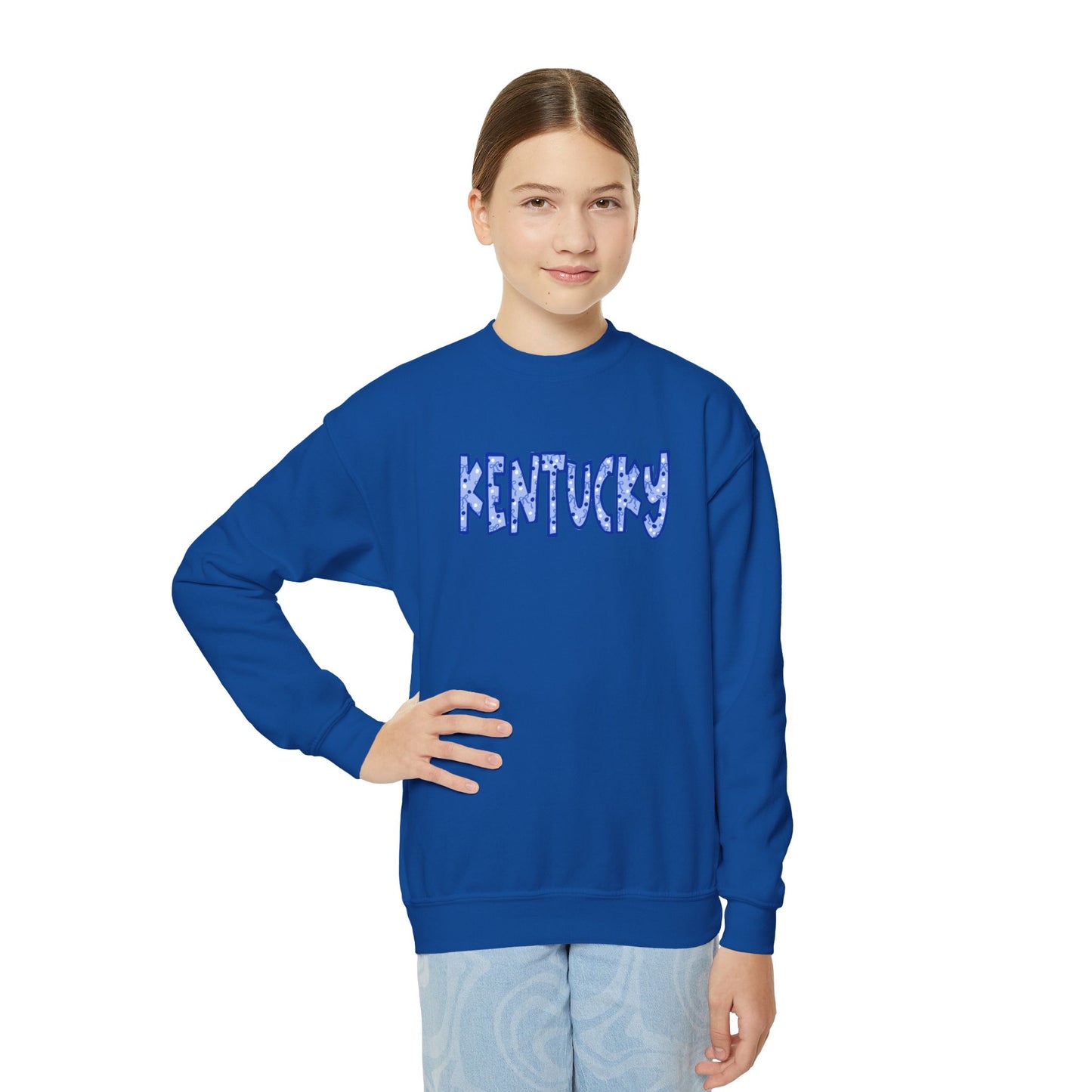Kentucky Youth Coquette Font Crewneck