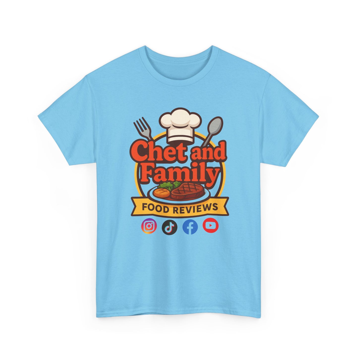 Chet and Family Food Review Tee