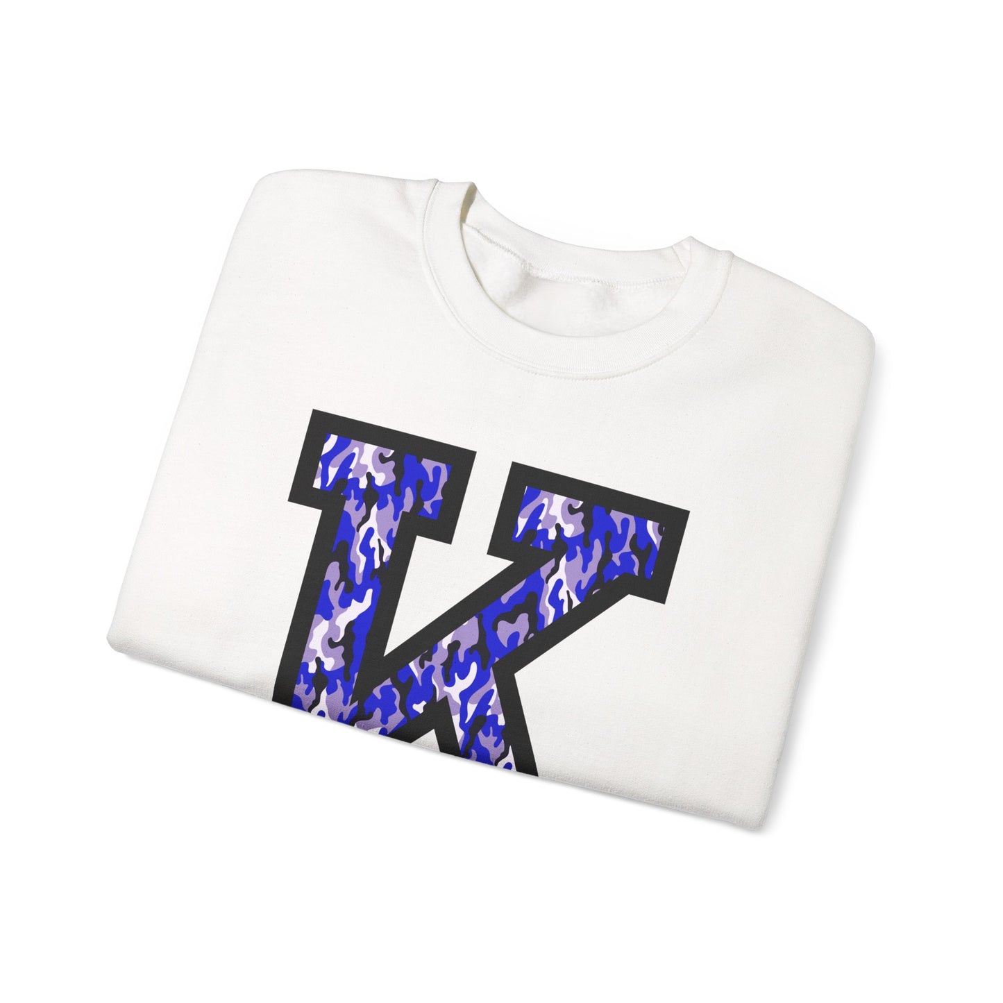 Big K Blue Camouflage Crewneck Sweatshirt