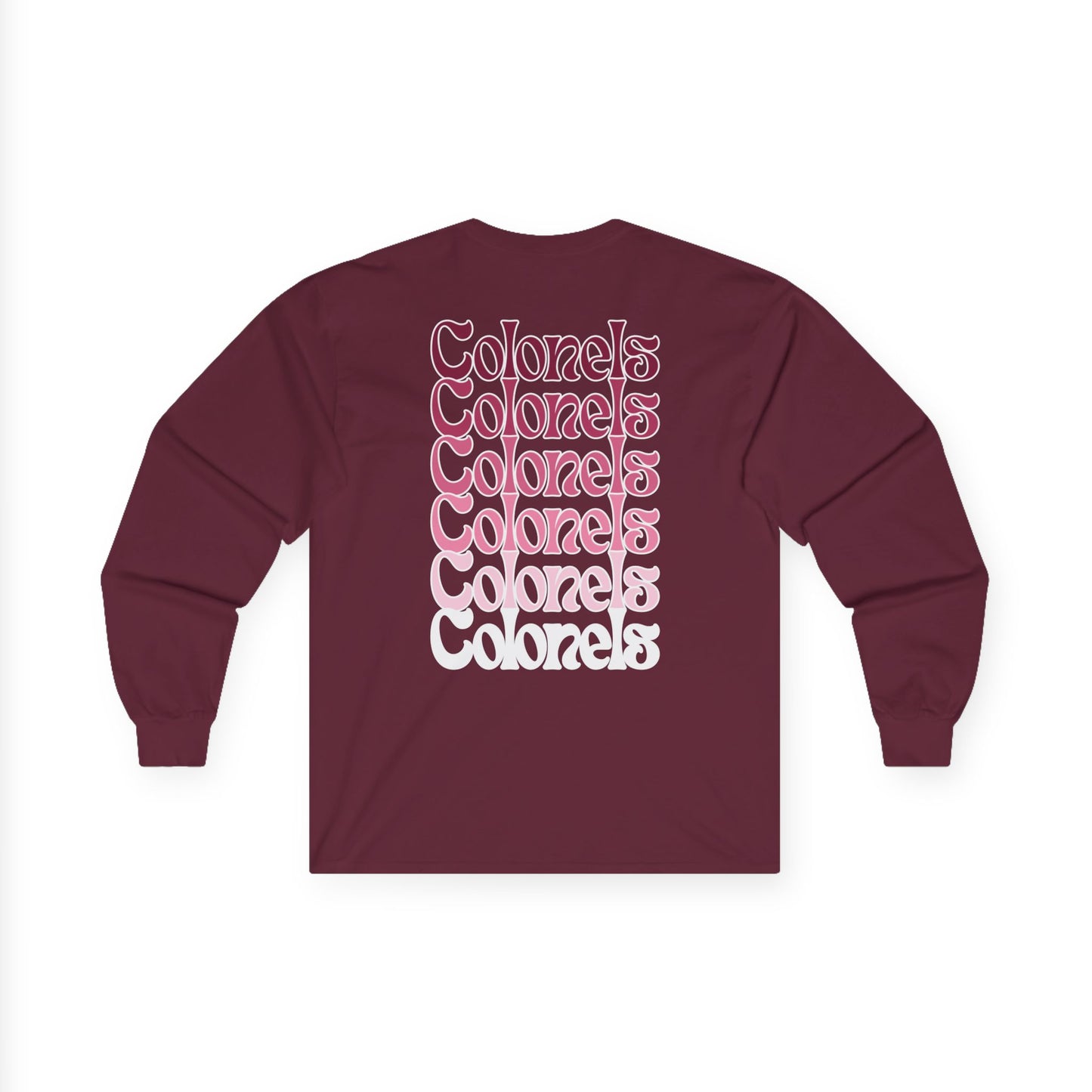 EKU Colonels Ombre Stack Long Sleeve Tee