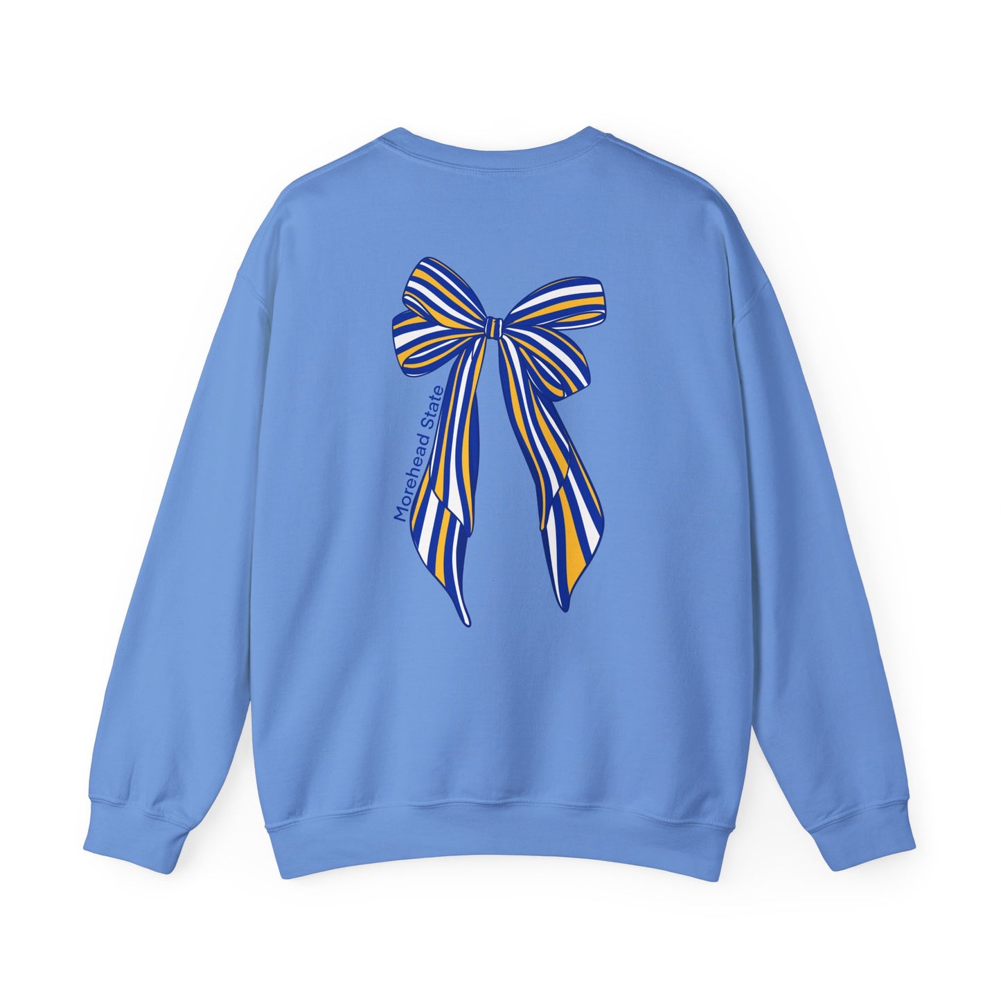 Morehead State Striped Bow Crewneck