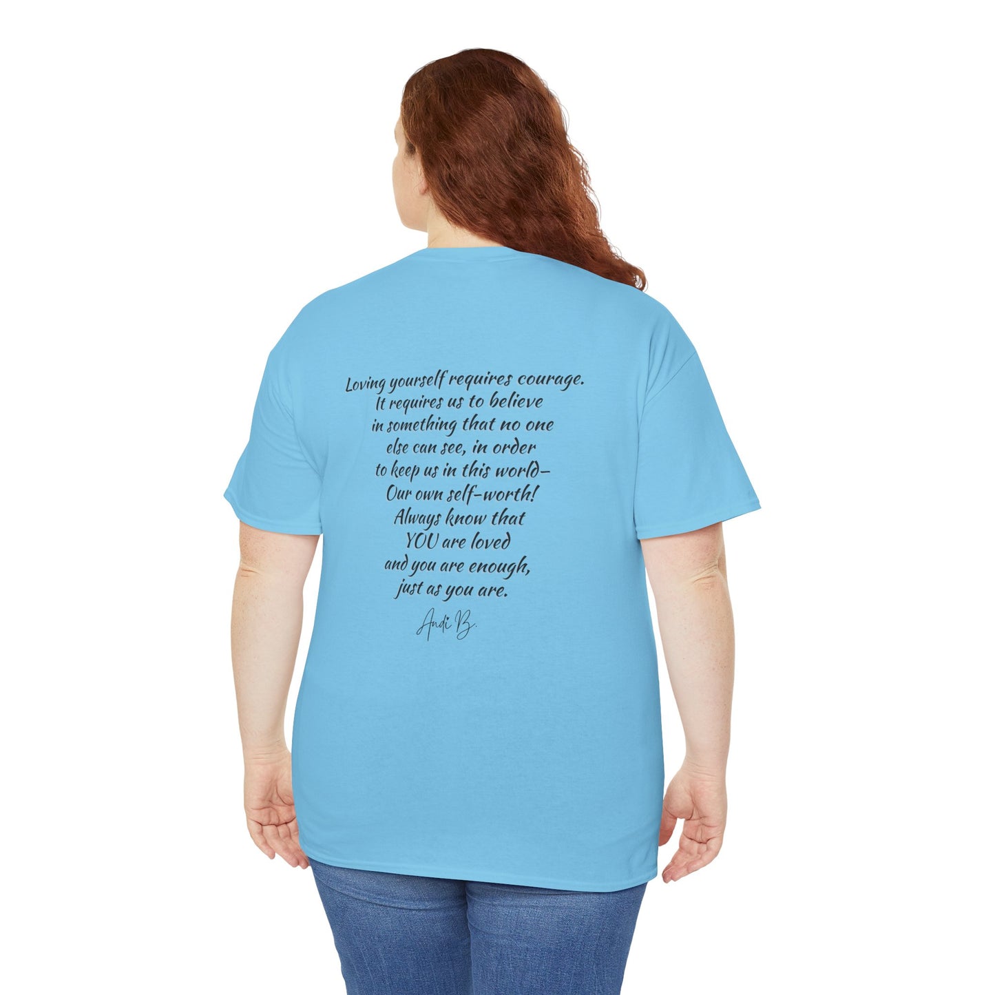 Goddess Tee #2 — "I'm Not Fat, I'm Goddess Sized" Women's Empowerment T-Shirt | Andi B. Designs
