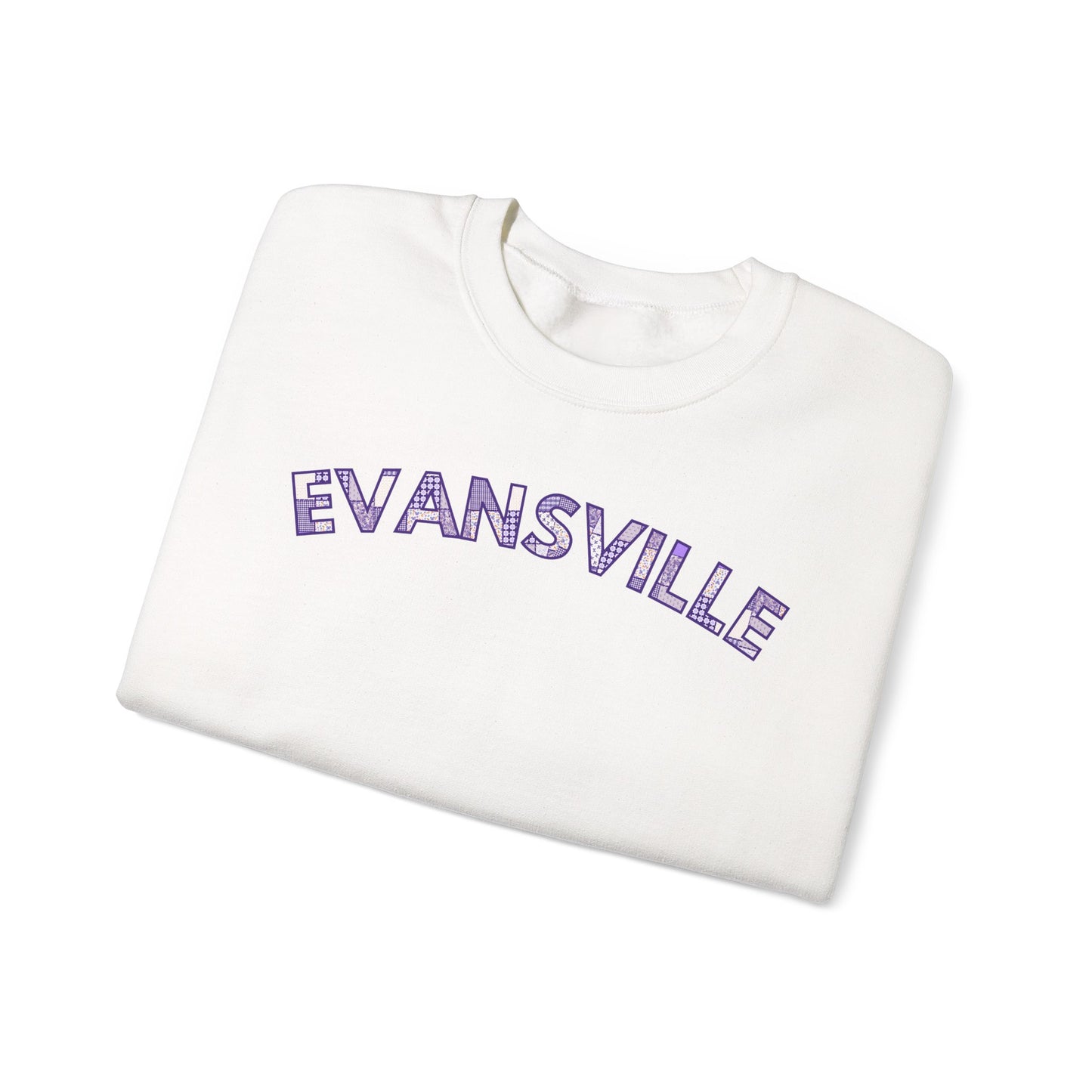 Evansville Patchwork Crewneck