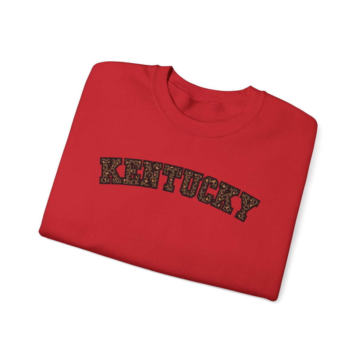 Kentucky Dark Leopard Crewneck Sweatshirt