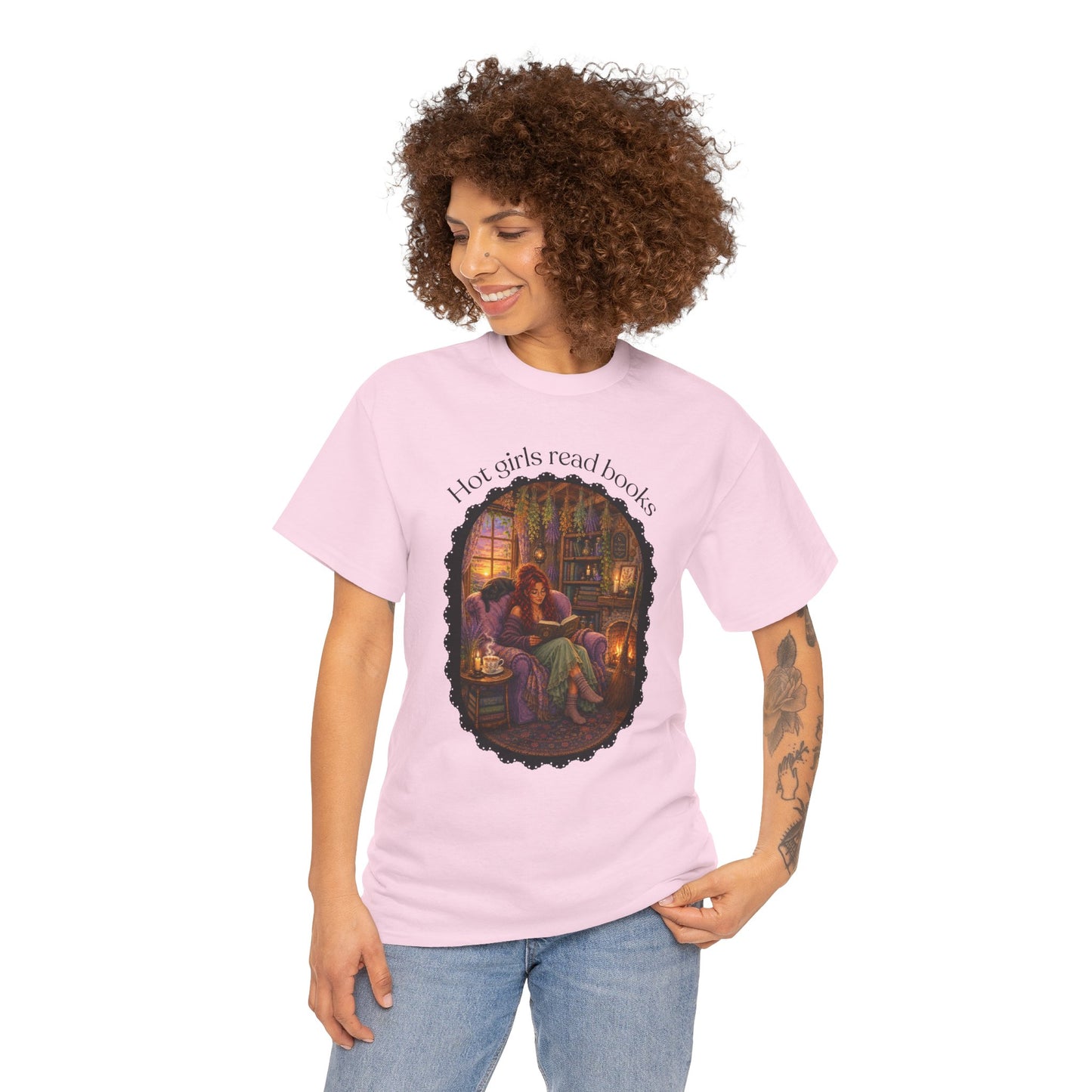 Hot Girls Read Books Tshirt | Andi B. Designs