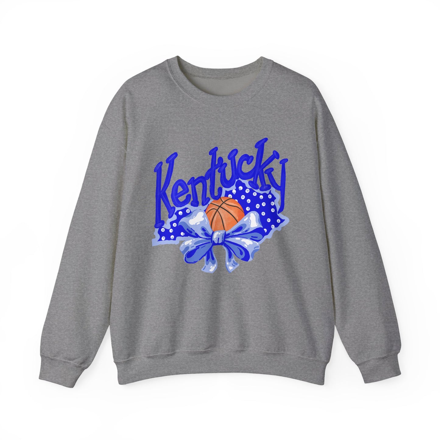 Basketball and Bows Kentucky Crewneck