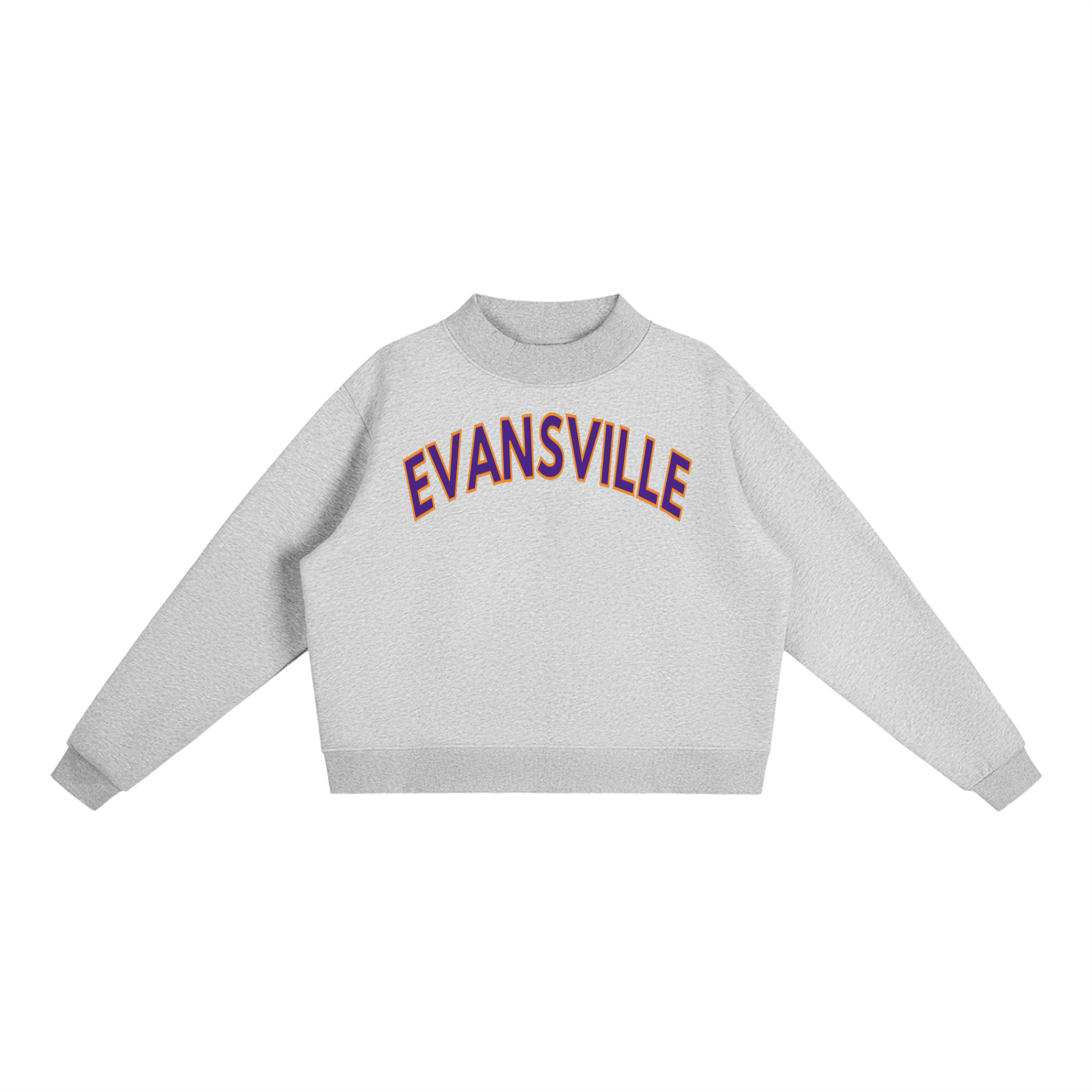 Evansville,University of Evansville,Aces,Purple Aces,Parke Dupe,Parke Like,Trendy,Mock,Mock Neck