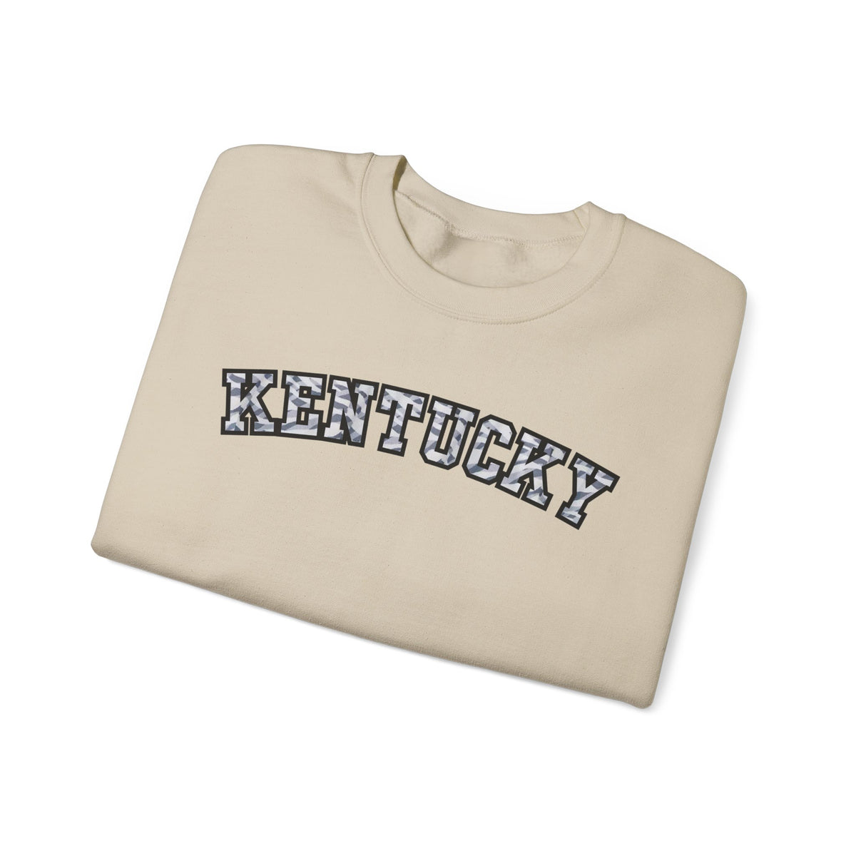 Kentucky Grey Modern Camo Crewneck Sweatshirt