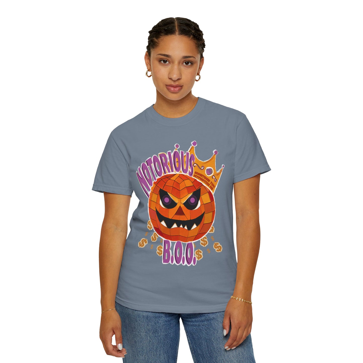 Notorious B.O.O. T-shirt | Halloween Jack-o'-Lantern Design