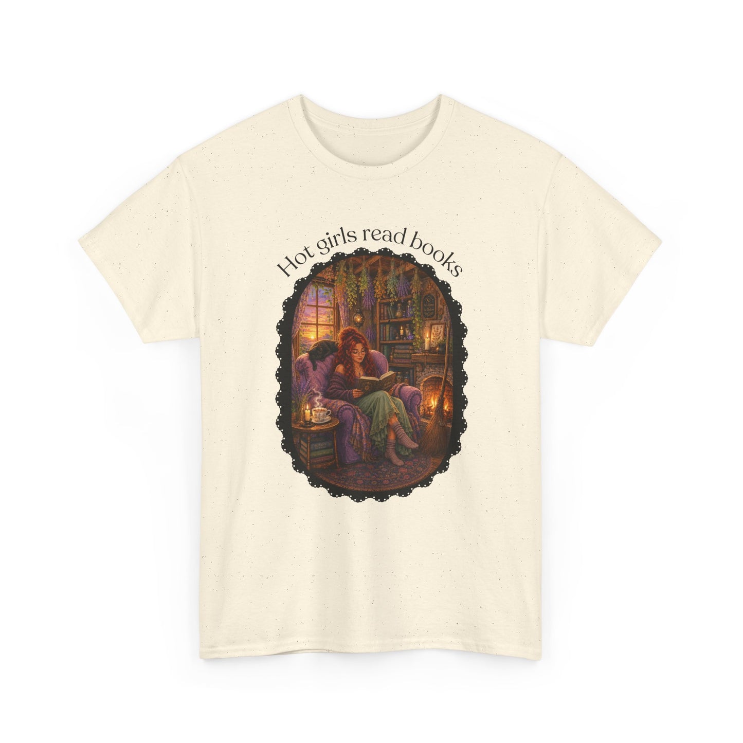 Hot Girls Read Books Tshirt | Andi B. Designs