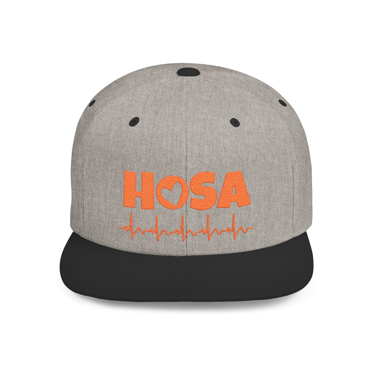 HOSA Heartbeat Flatbill Snapback - Orange Edition