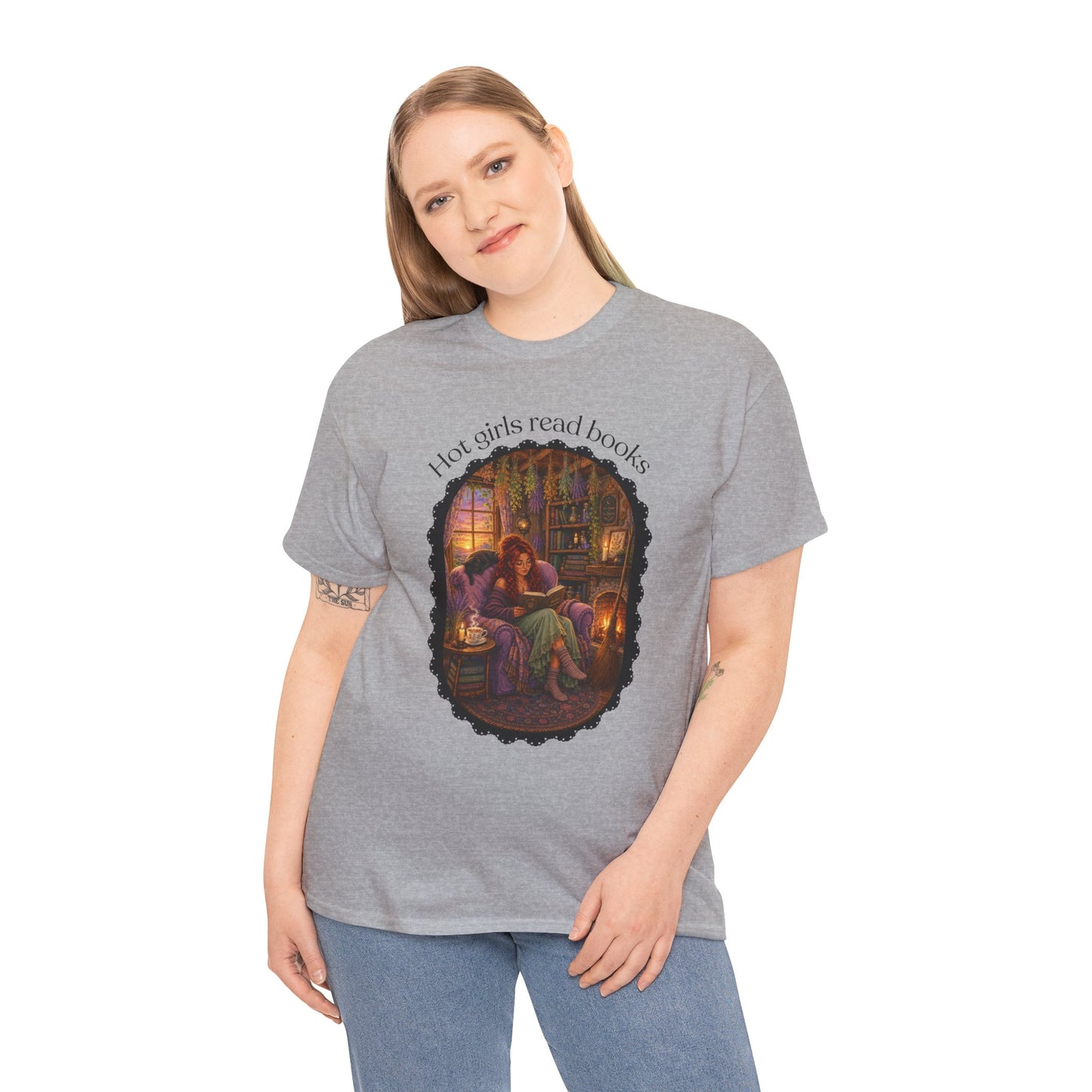 Hot Girls Read Books Tshirt | Andi B. Designs