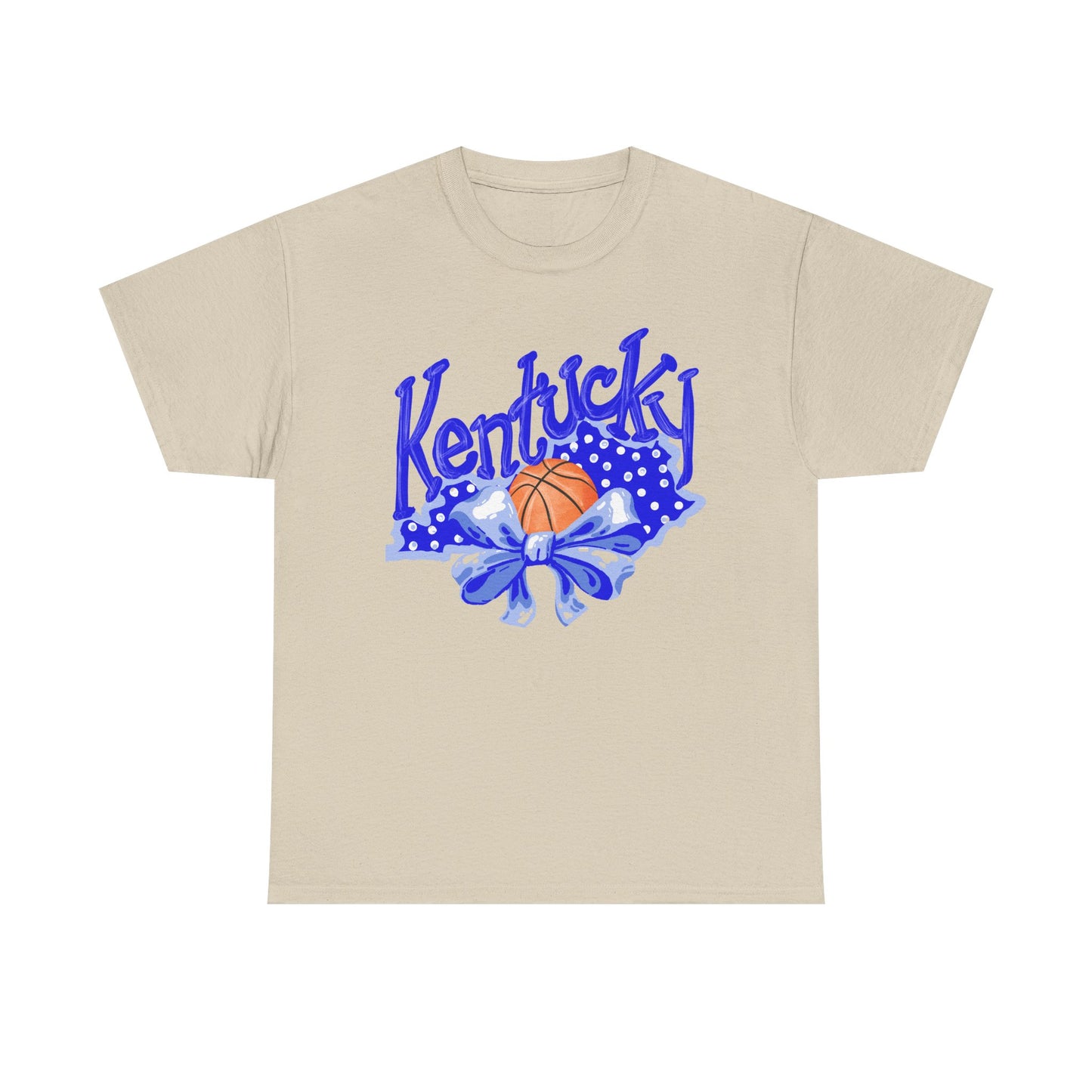 Basketball and Bows Kentucky Tee