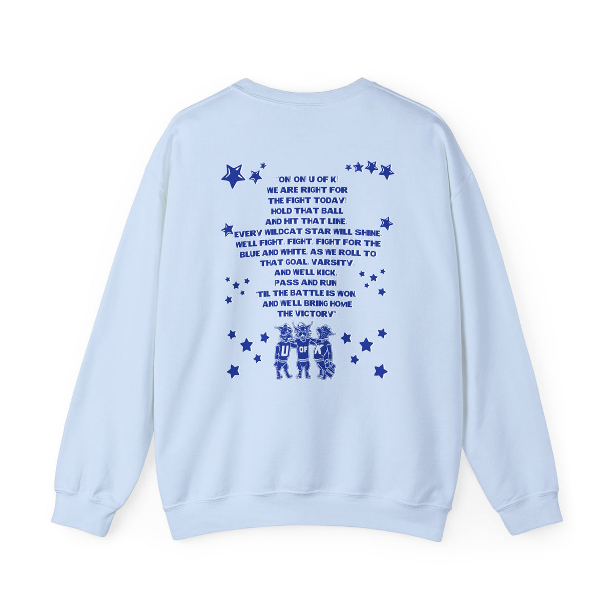 Kentucky Wildcats Fight Song Crewneck Sweatshirt | Retro UK Game Day Pullover