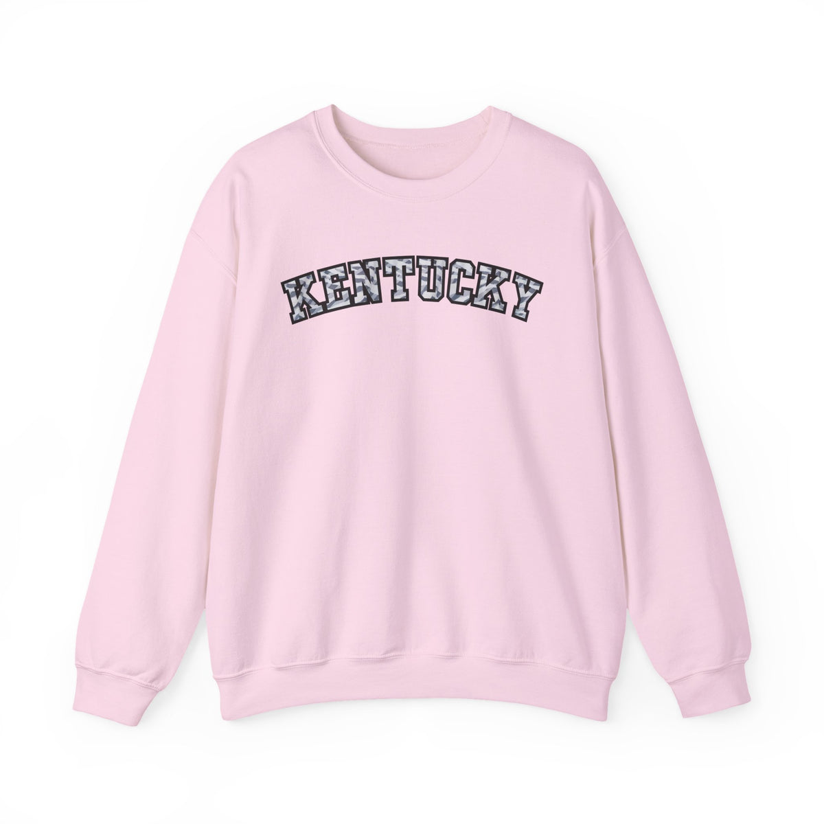 Kentucky Grey Modern Camo Crewneck Sweatshirt