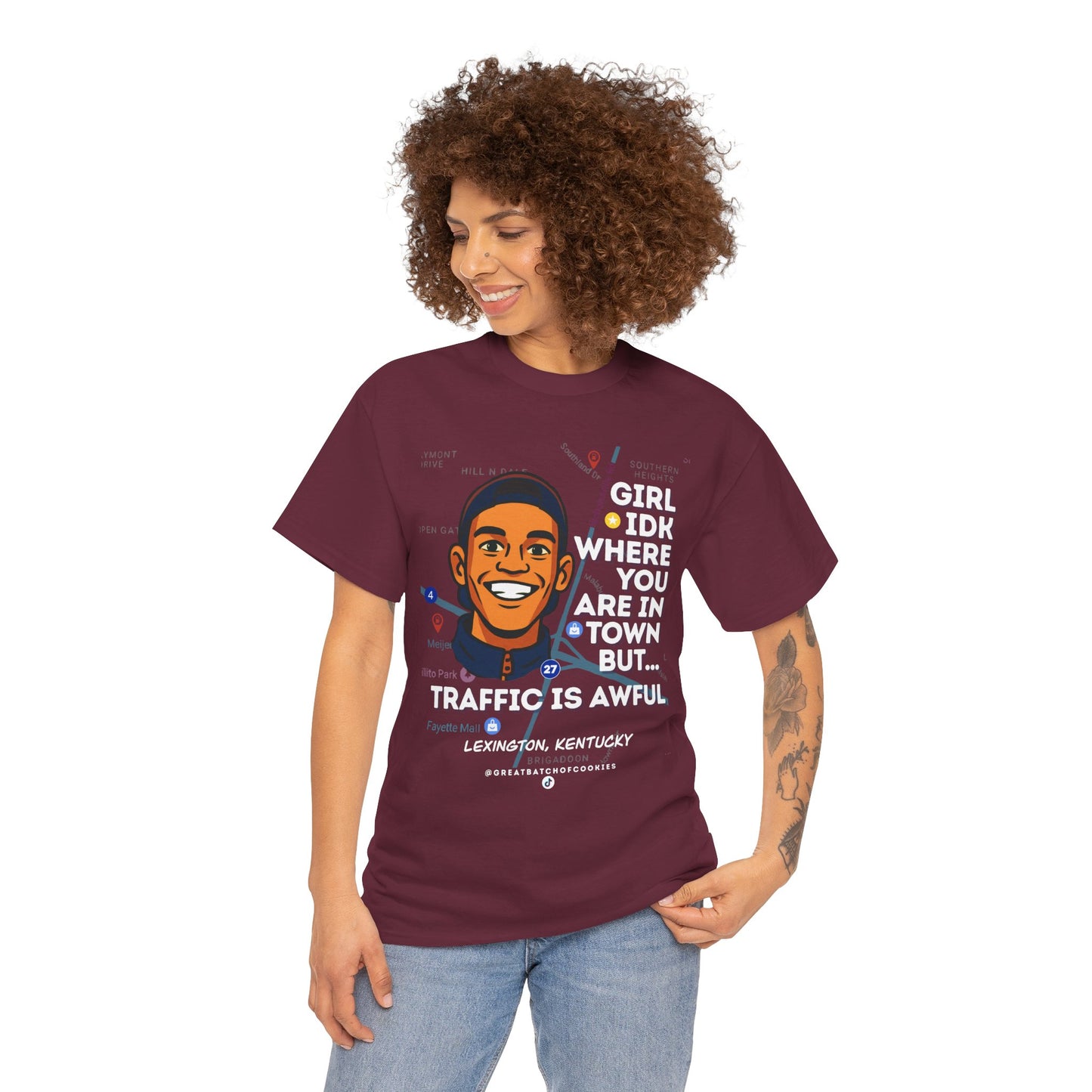 GreatbatchofCookies Girl Idk Where You Are In Town #2 | Lexington Kentucky Tee