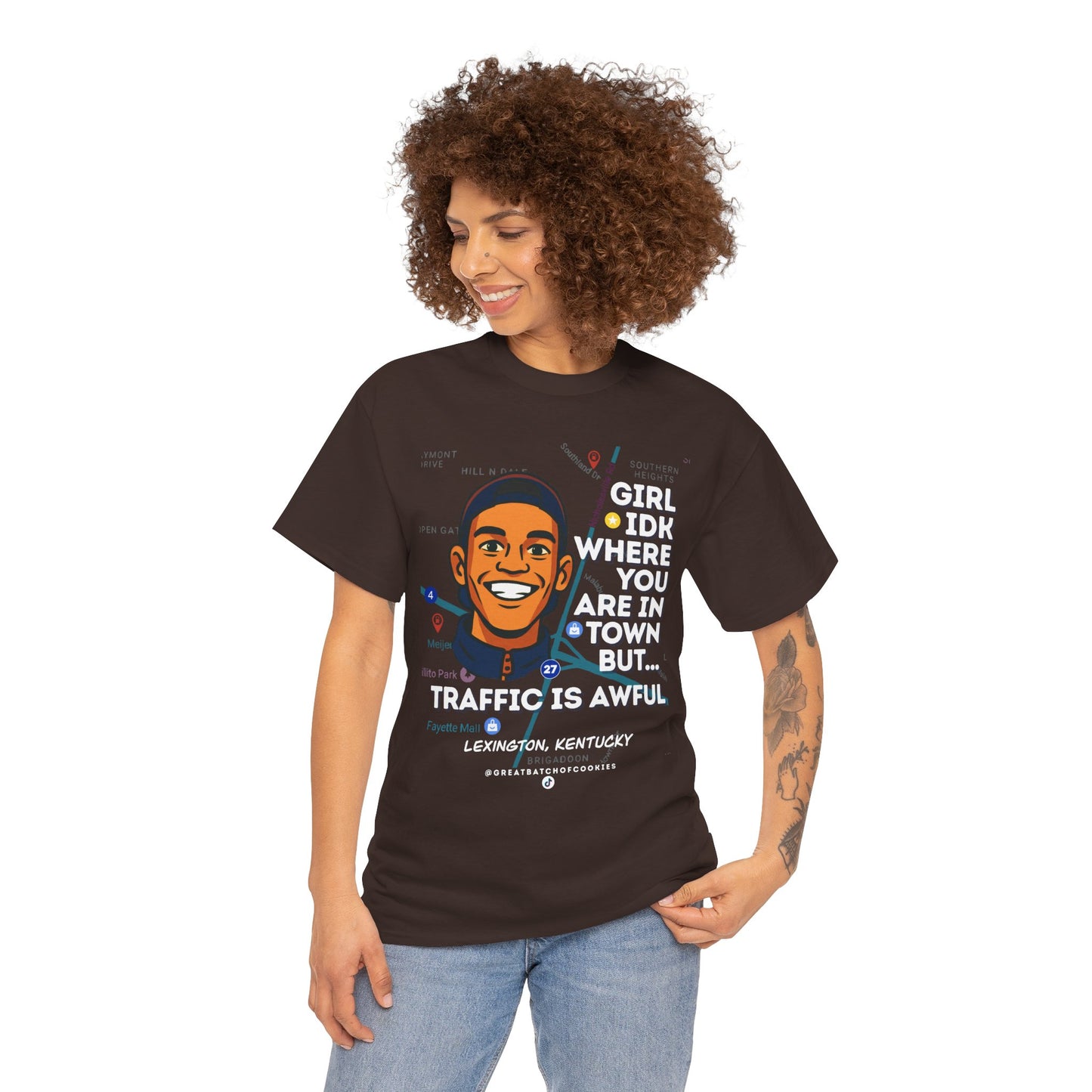 GreatbatchofCookies Girl Idk Where You Are In Town #2 | Lexington Kentucky Tee