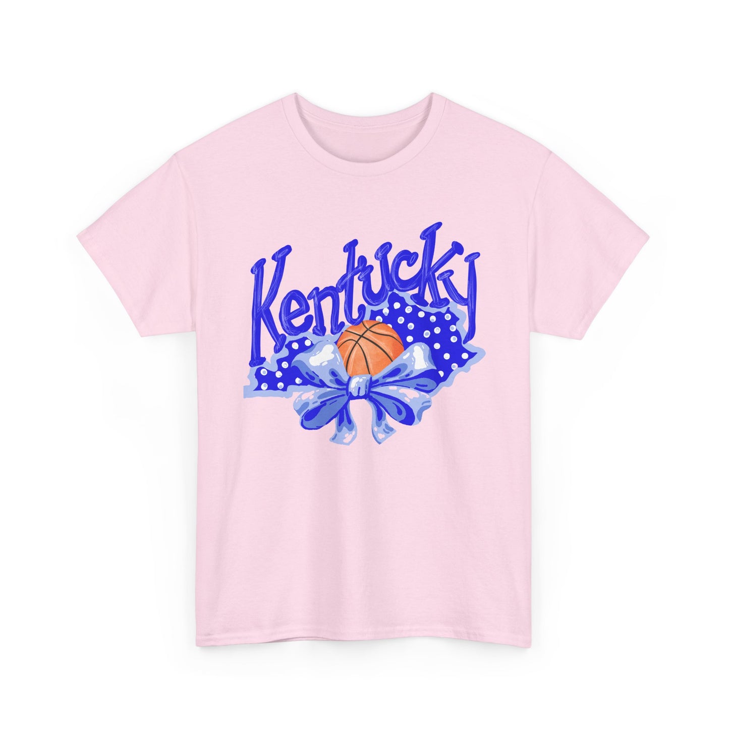 Basketball and Bows Kentucky Tee
