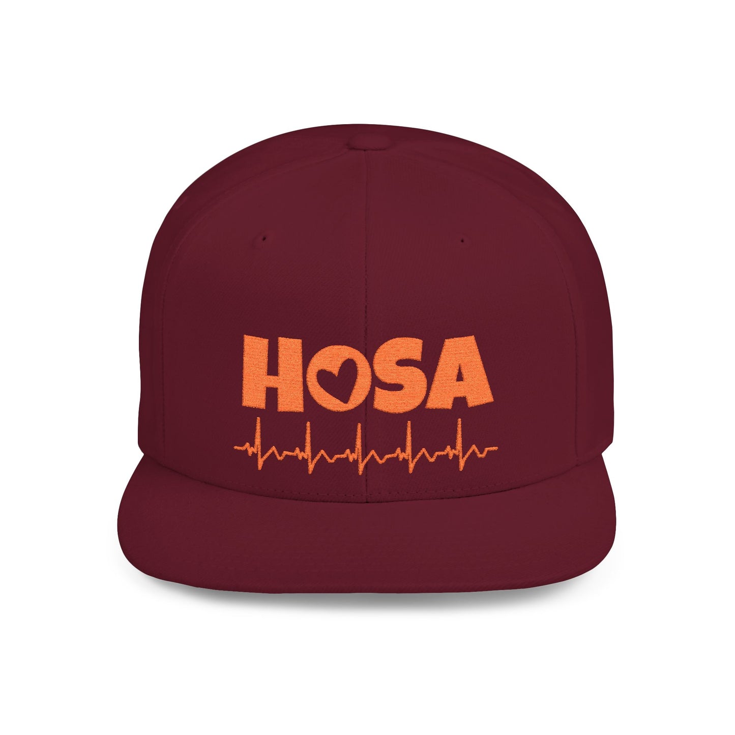HOSA Heartbeat Flatbill Snapback - Orange Edition