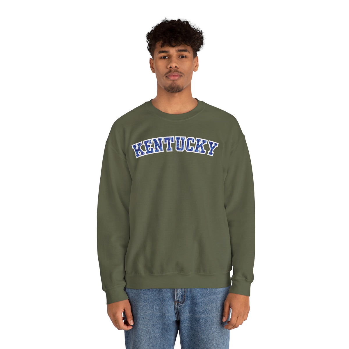 Kentucky Blue Tie-Dye Sweatshirt