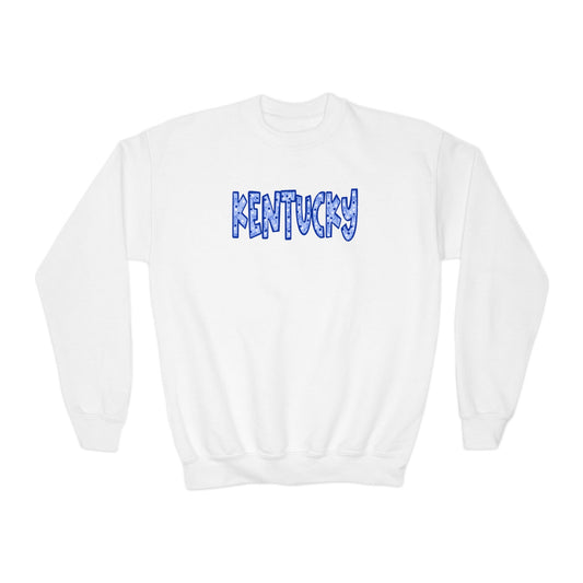 Kentucky Youth Coquette Font Crewneck