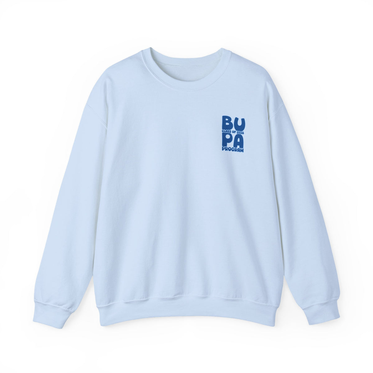 Brescia PA Program Blue Ombre Graphic Crewneck Sweatshirt