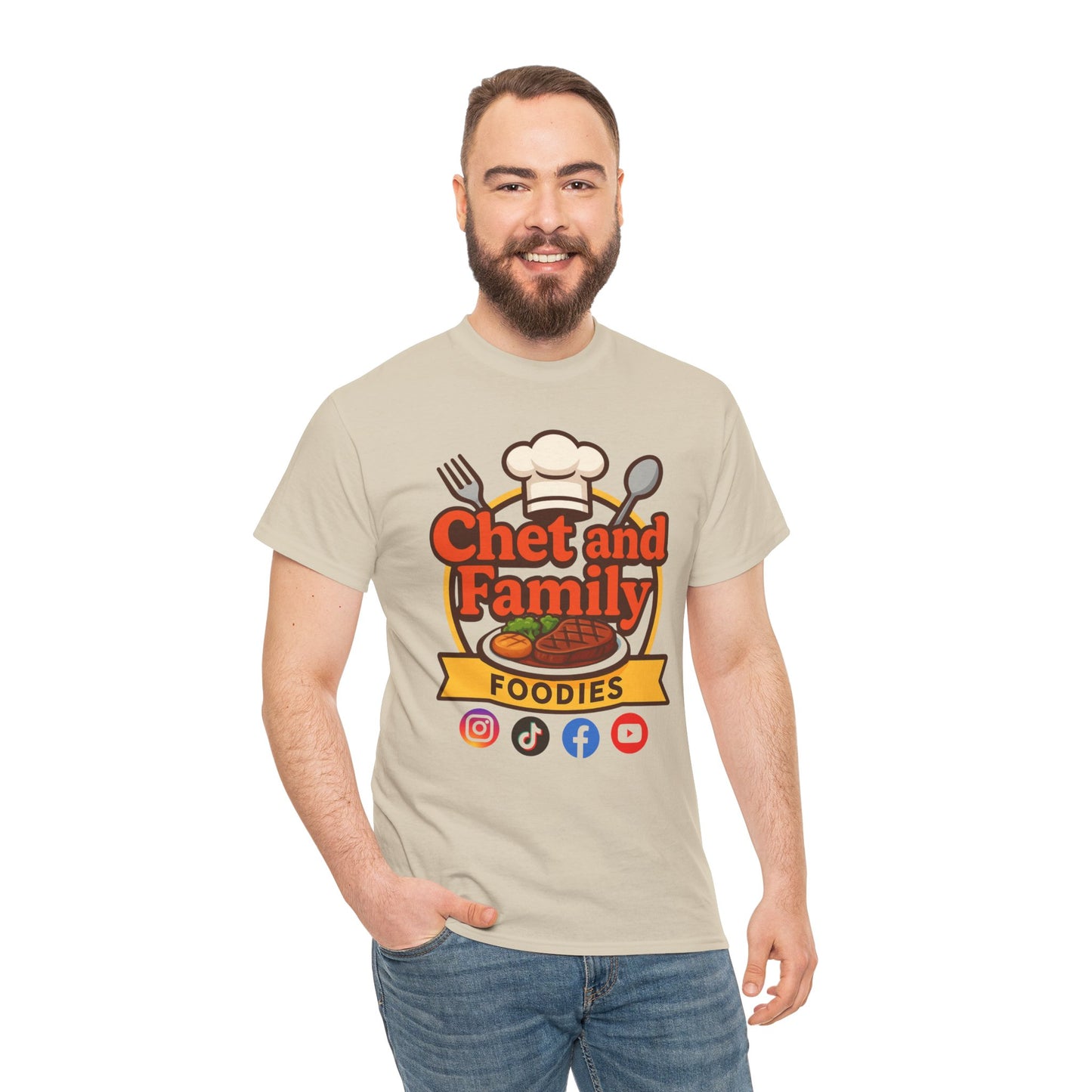 Chet and Family Foodies Tee