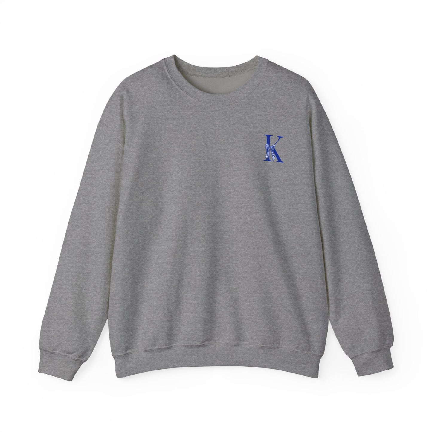 University of Kentucky Blue Striped Bow Back Crewneck