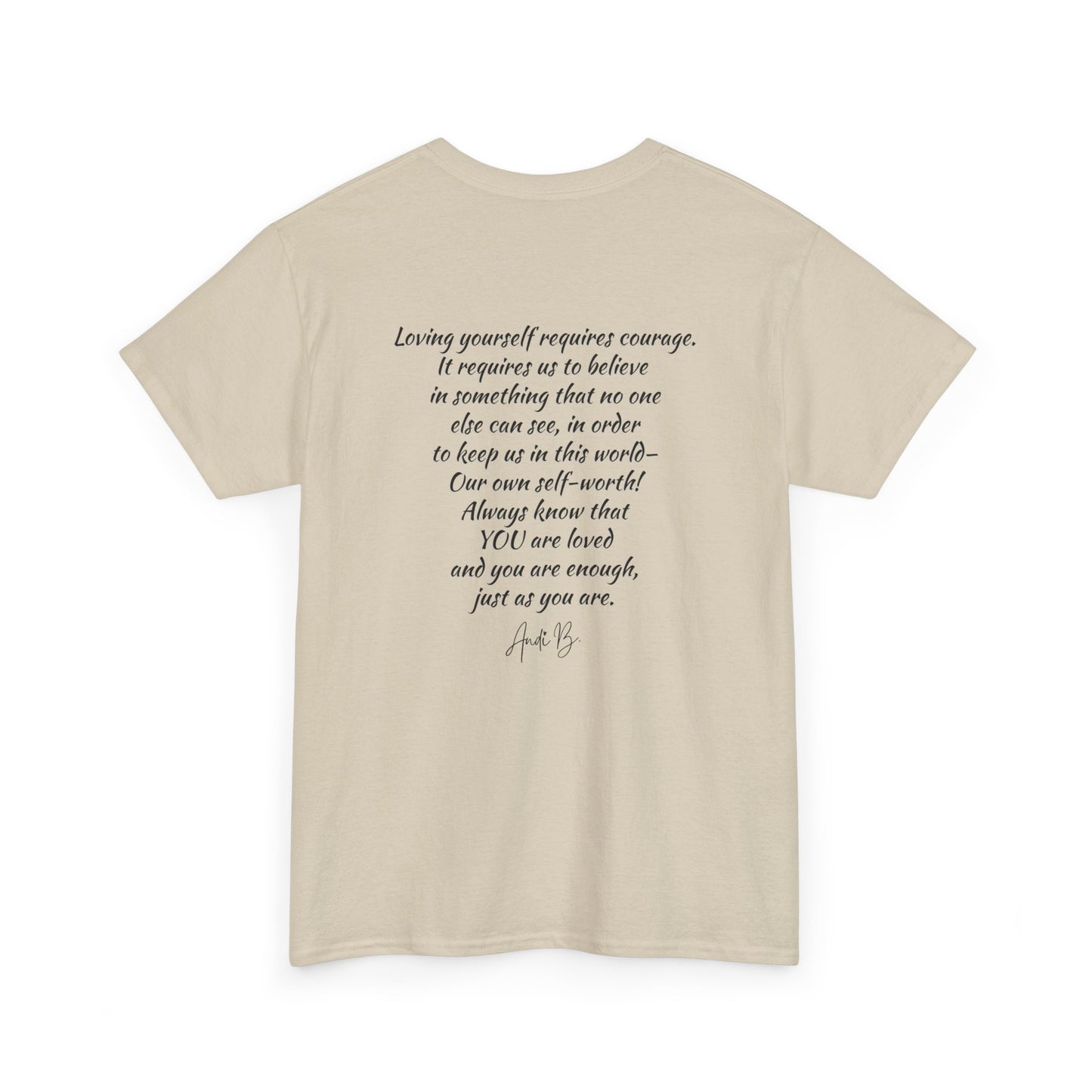 Goddess Tee #2 — "I'm Not Fat, I'm Goddess Sized" Women's Empowerment T-Shirt | Andi B. Designs
