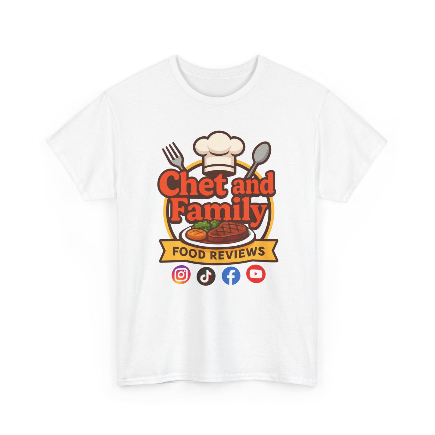 Chet and Family Food Review Tee