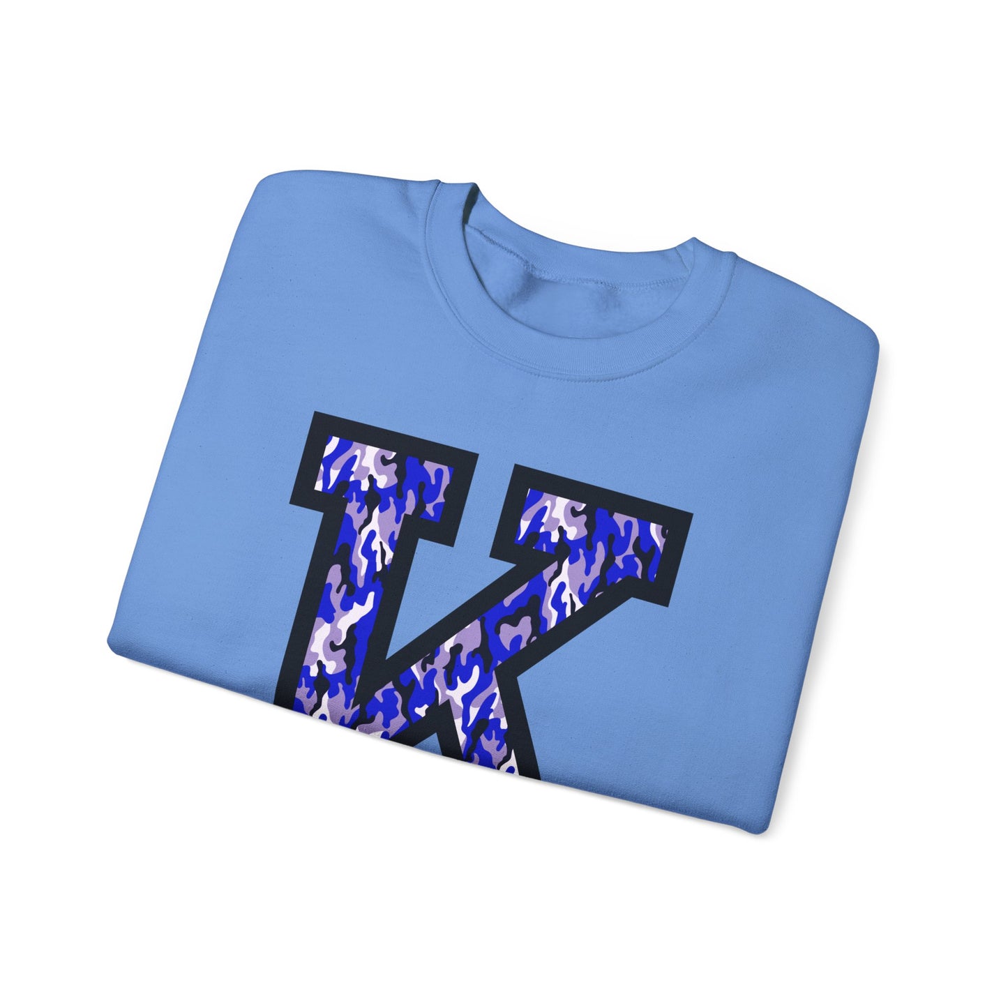 Big K Blue Camouflage Crewneck Sweatshirt