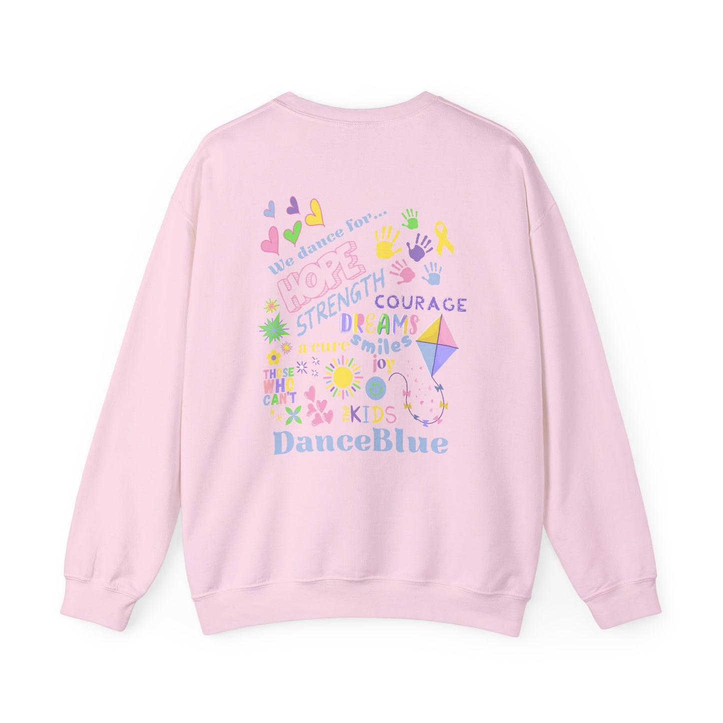 DanceBlue Hope & Strength Pastel Crewneck