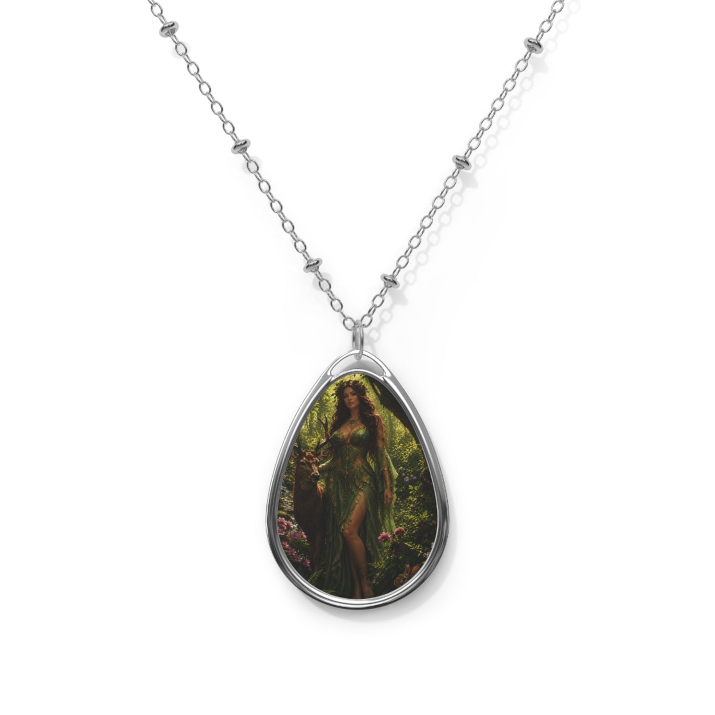 Earth Goddess Oval Necklace | Andi B. Designs