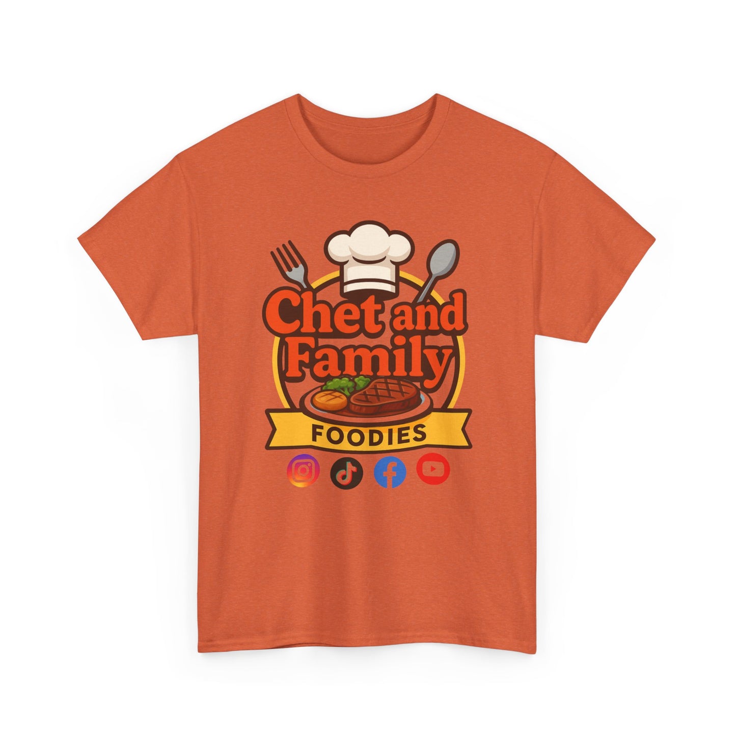 Chet and Family Foodies Tee