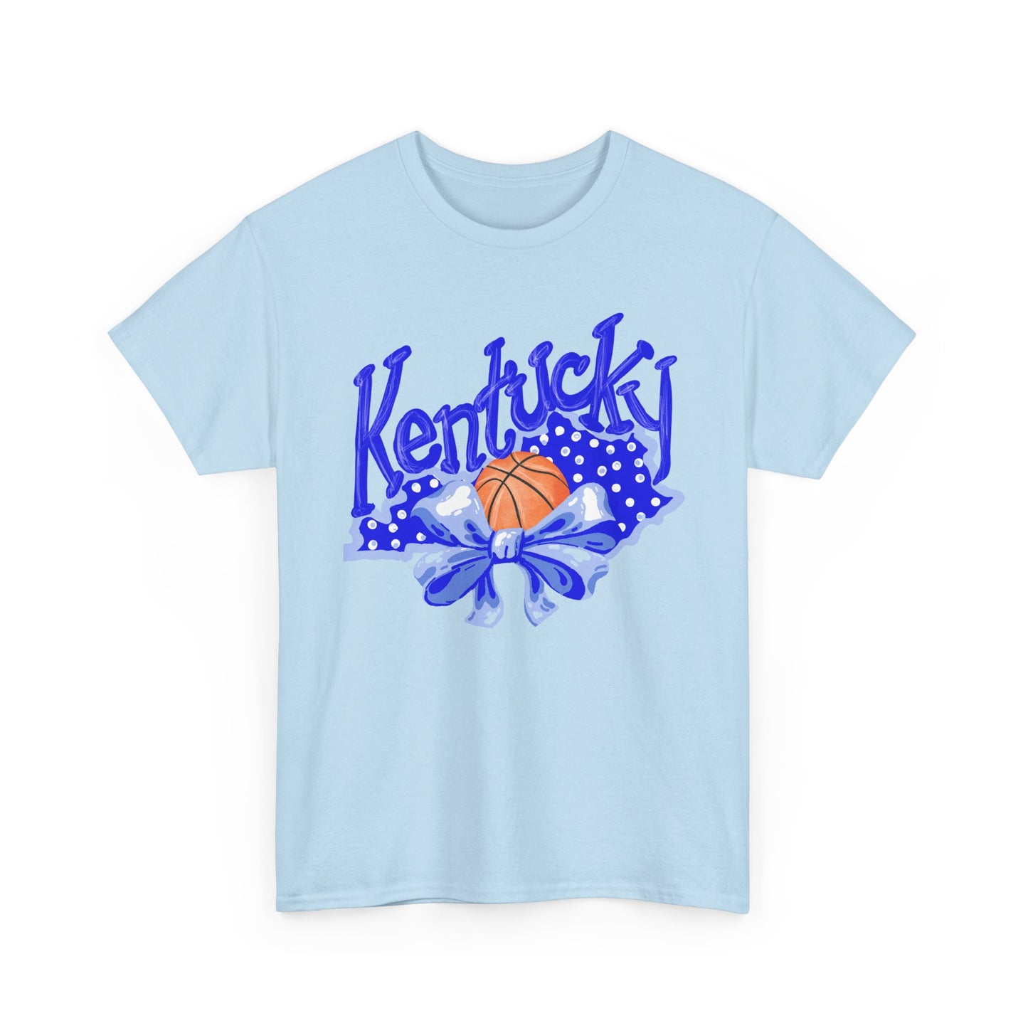 Basketball and Bows Kentucky Tee