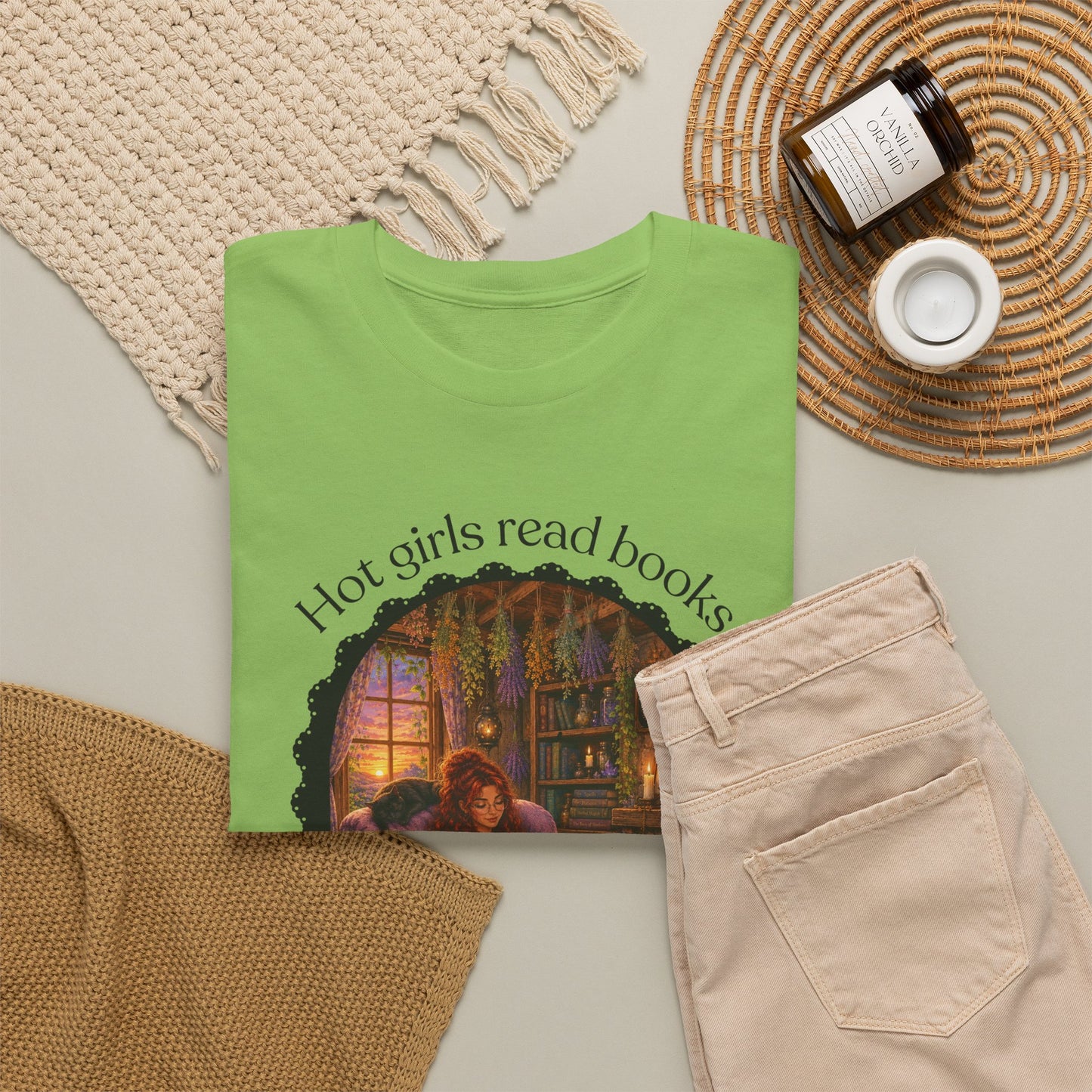 Hot Girls Read Books Tshirt | Andi B. Designs