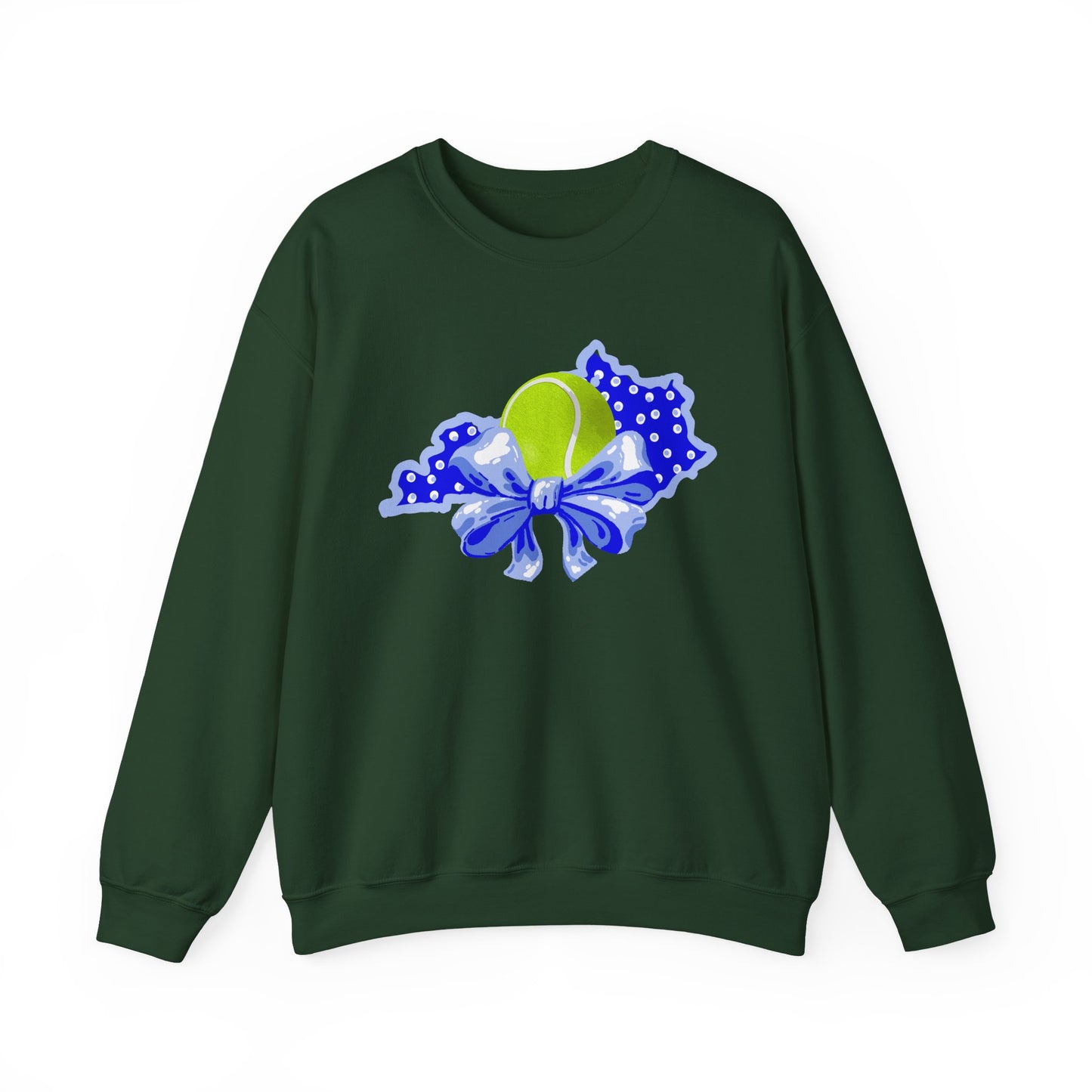 Tennis and Bows Kentucky Crewneck