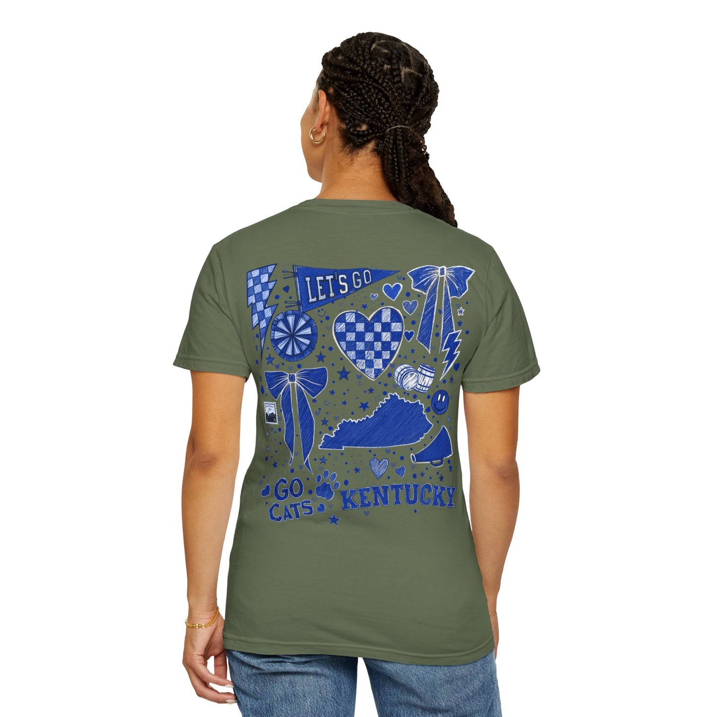 Kentucky Game Day Collage Tshirt | Cute Preppy Coquette