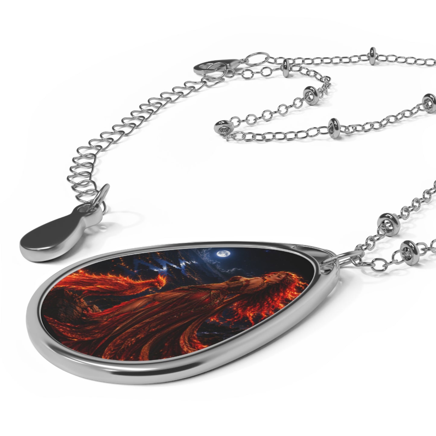 Fire Goddess Oval Necklace | Andi B. Designs