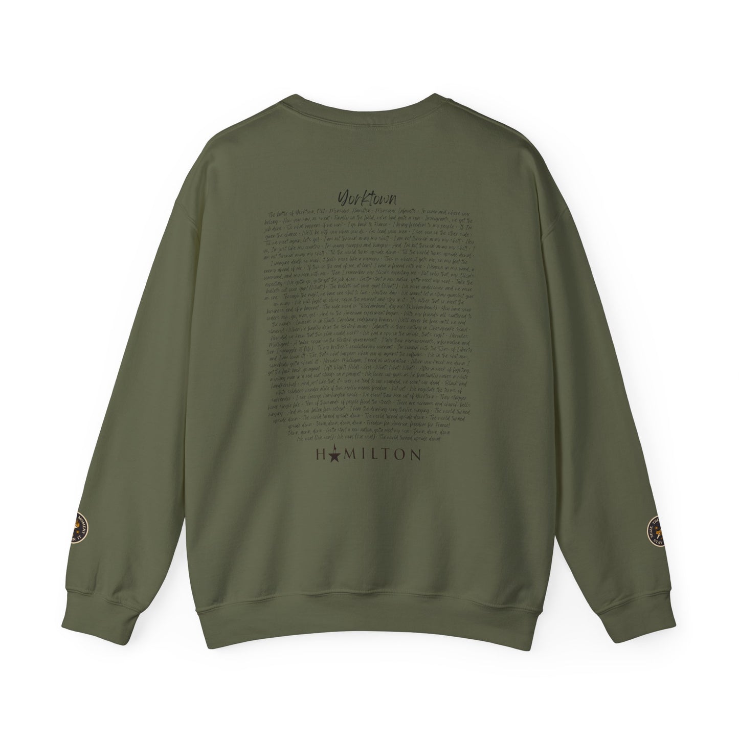 "Yorktown" Musical Crewneck — "I Am Not Throwin' Away My Shot"