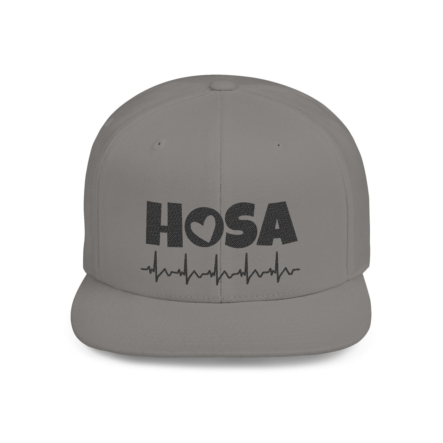 HOSA Heartbeat Flatbill Snapback - Black Edition