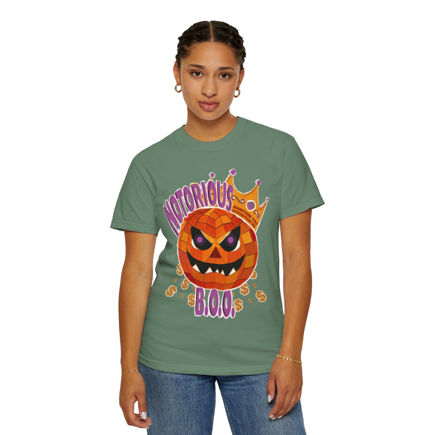 Notorious B.O.O. T-shirt | Halloween Jack-o'-Lantern Design